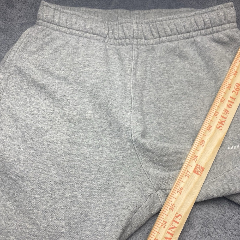 Nike Sweatpants Mens Small Gray Joggers Elastic Waist Pockets Logo Drawstring - Picture 5 of 12